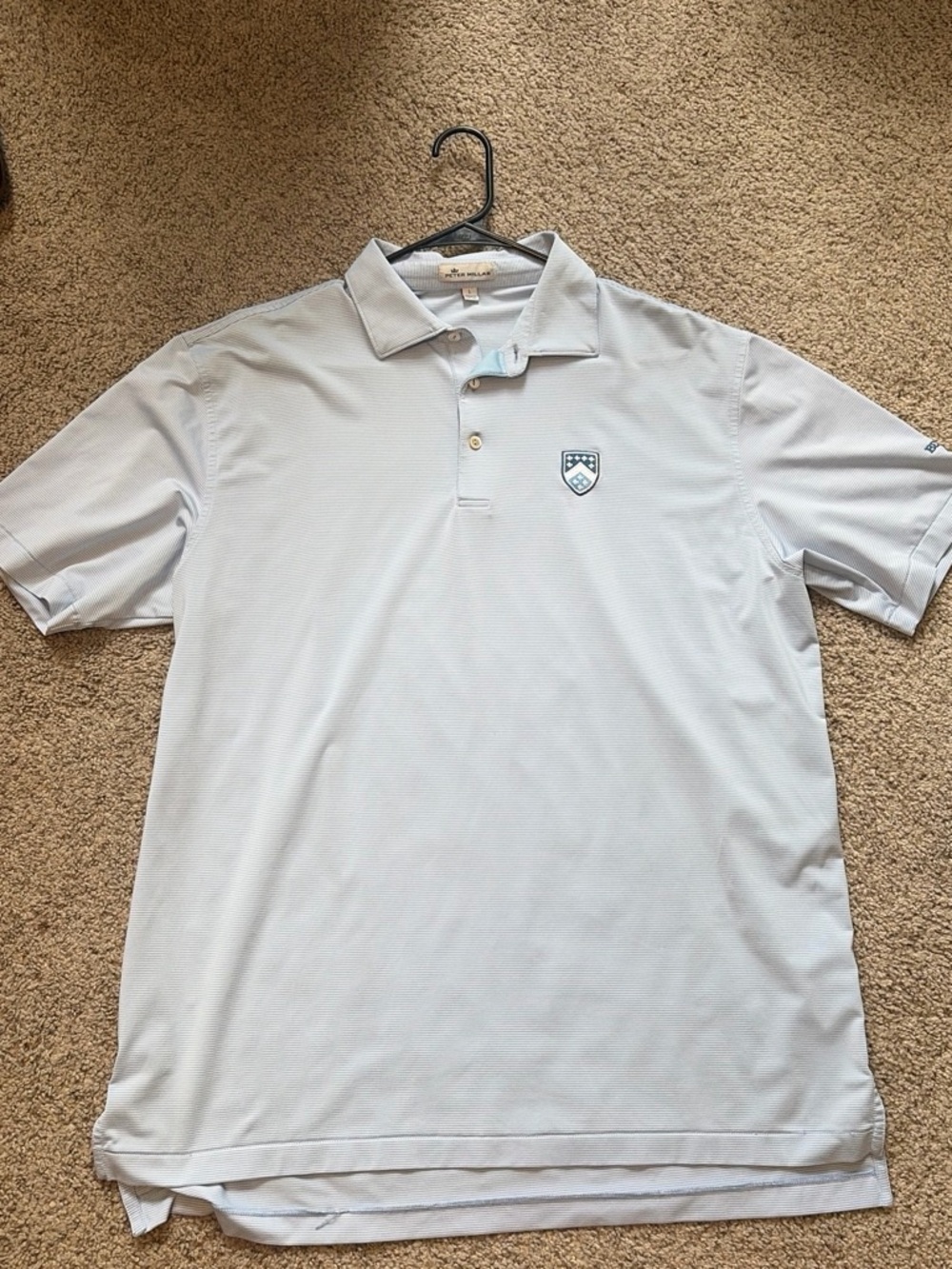 Peter Millar Light Blue Performance Polo